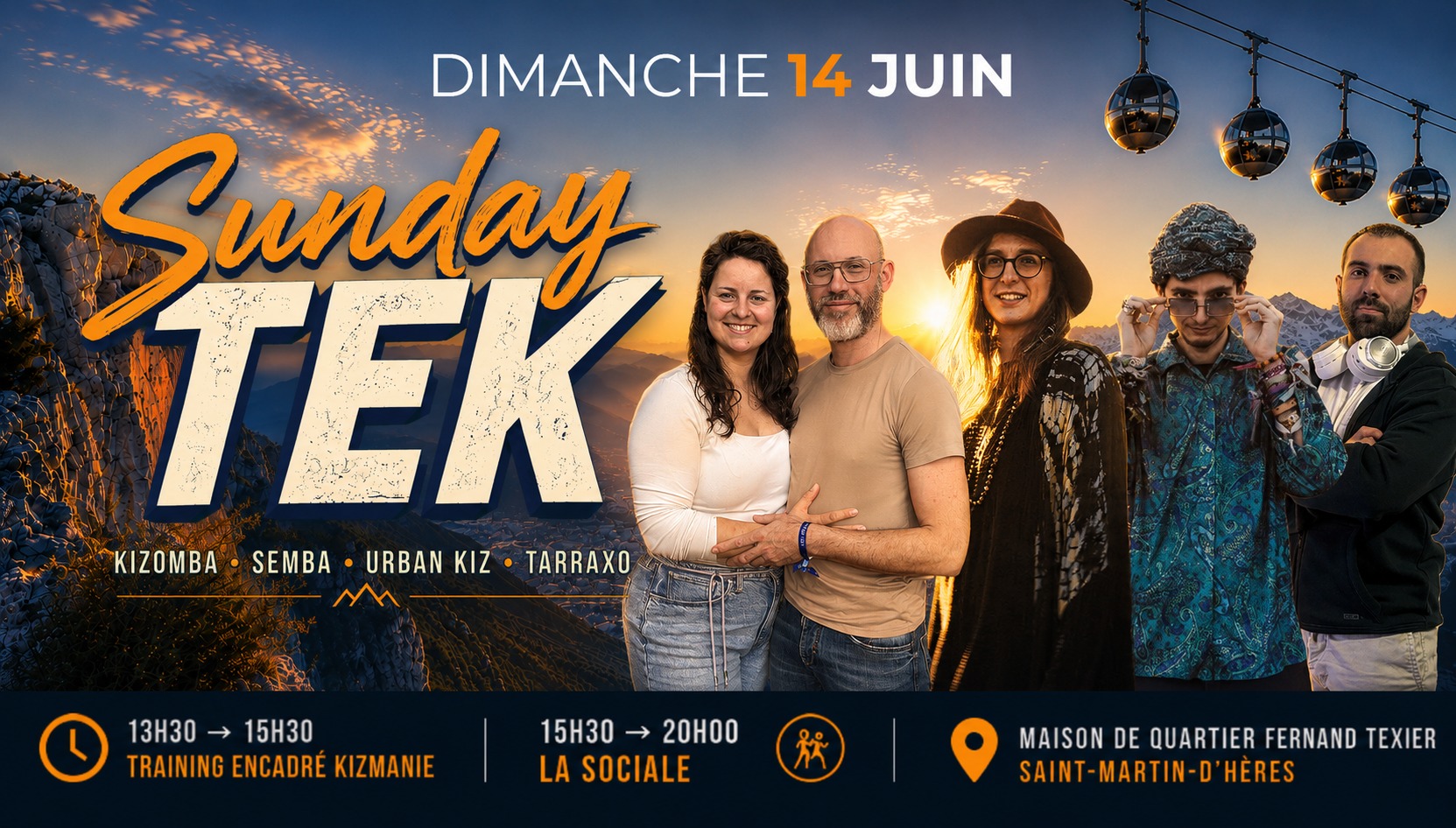 Sunday TEK - 14 juin
