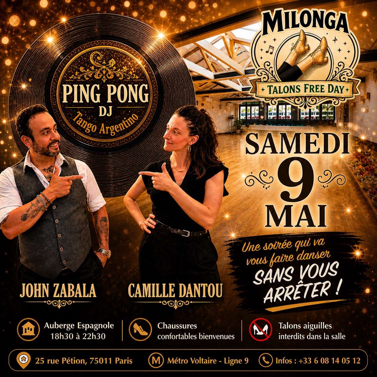 MILONGA TALONS FREE DAY