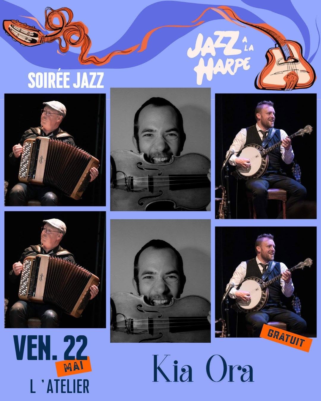 Kia Ora Trio - Festival Jazz à la Harpe