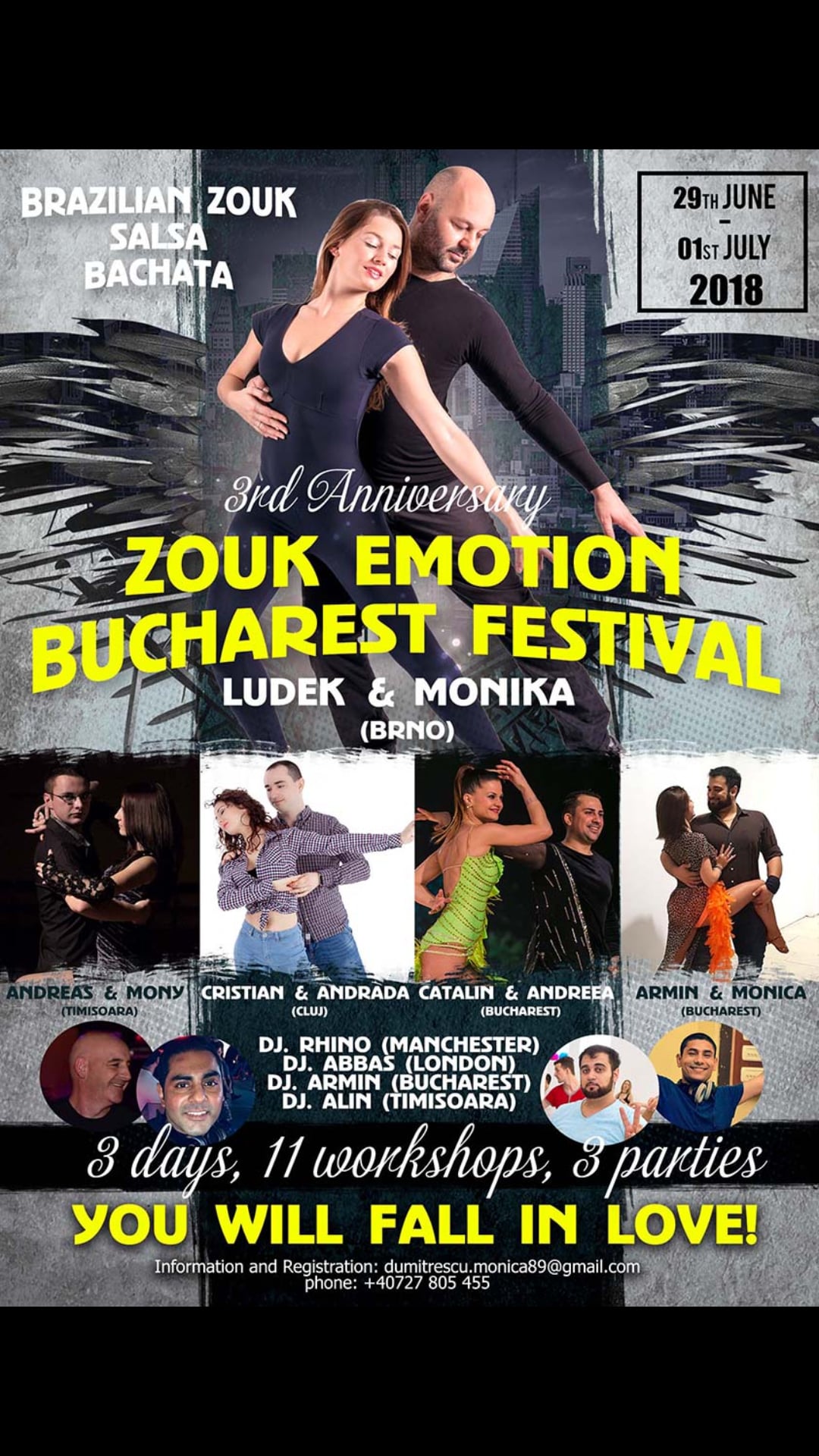 3rd Anniversary Zouk Emotion Bucharest Festival