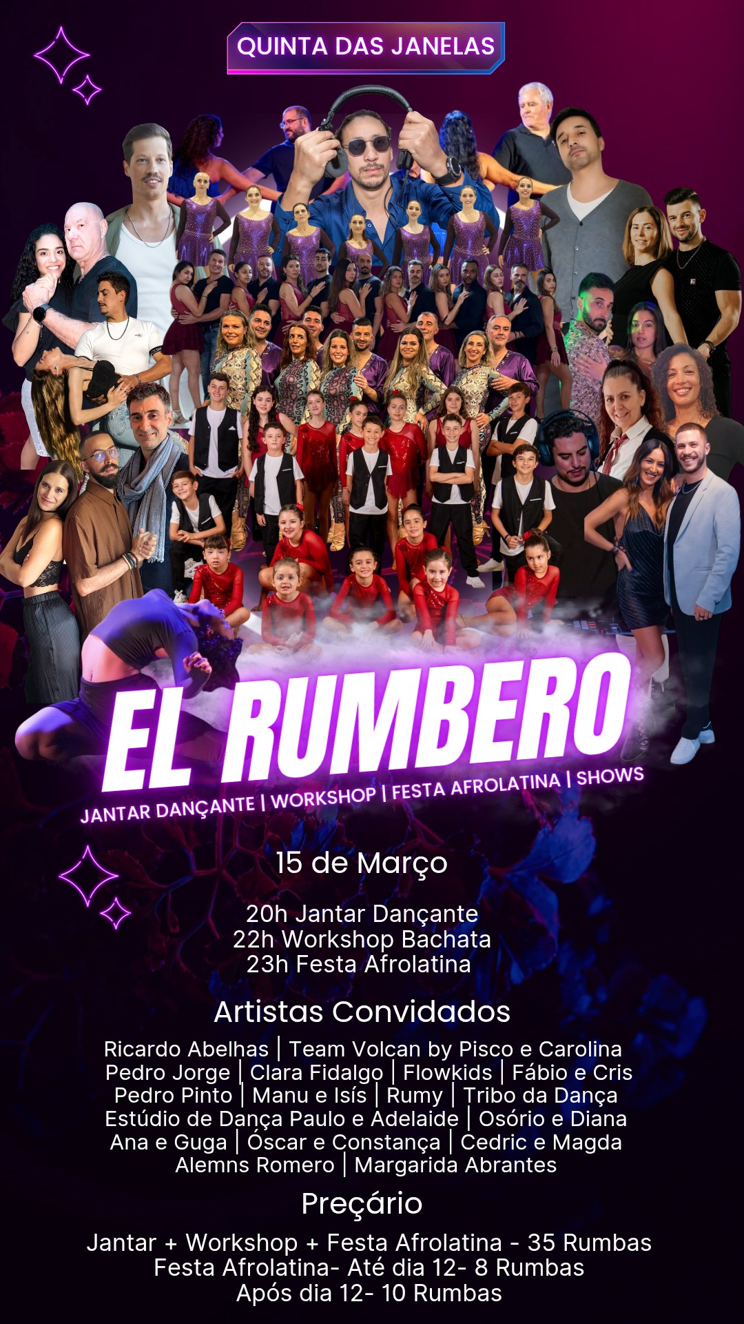 💃⭐️El Rumbero⭐️🕺 Quinta das Janelas, Coimbra