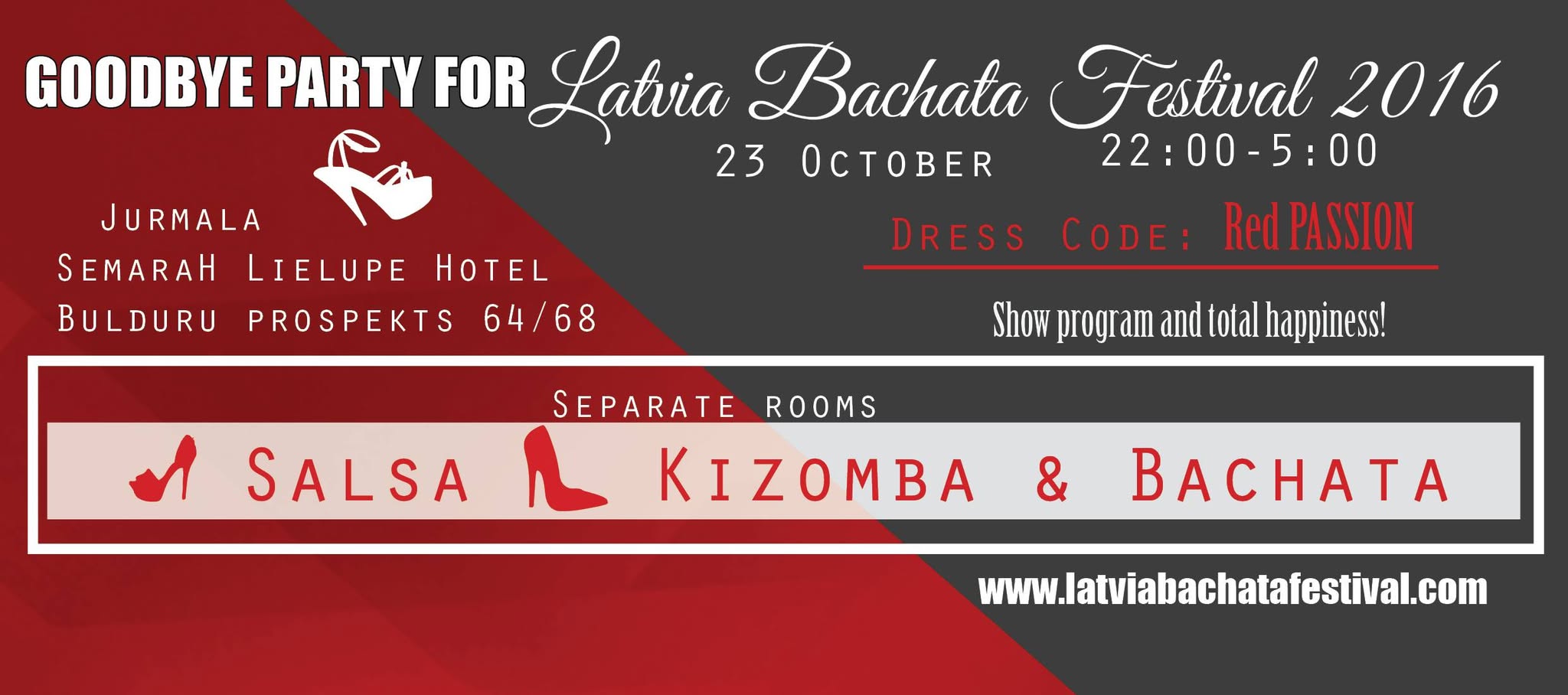 Goodbye Party for Latvia Bachata Festival 2016
