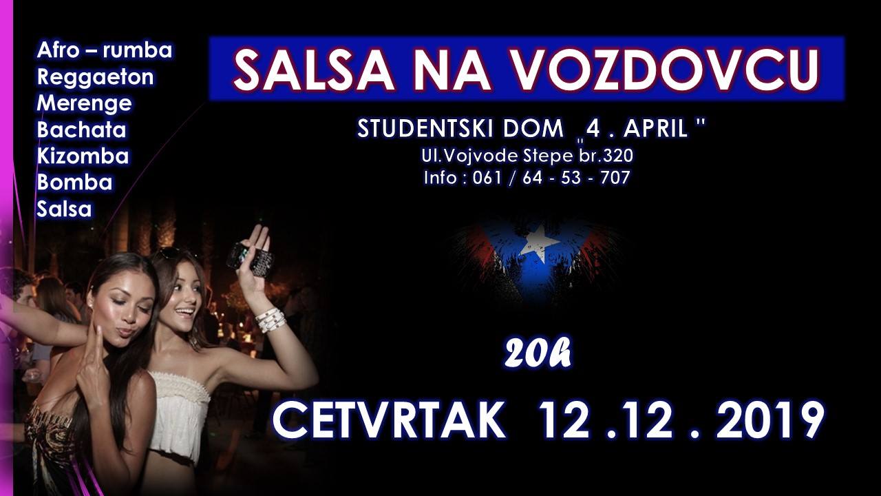 SALSA na Vozdovcu - 12.12.2019 - 20h