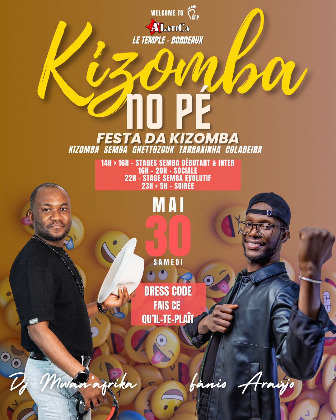 👣 KIZOMBA NO PÉ - Festa Da Kizomba - Mai 👣