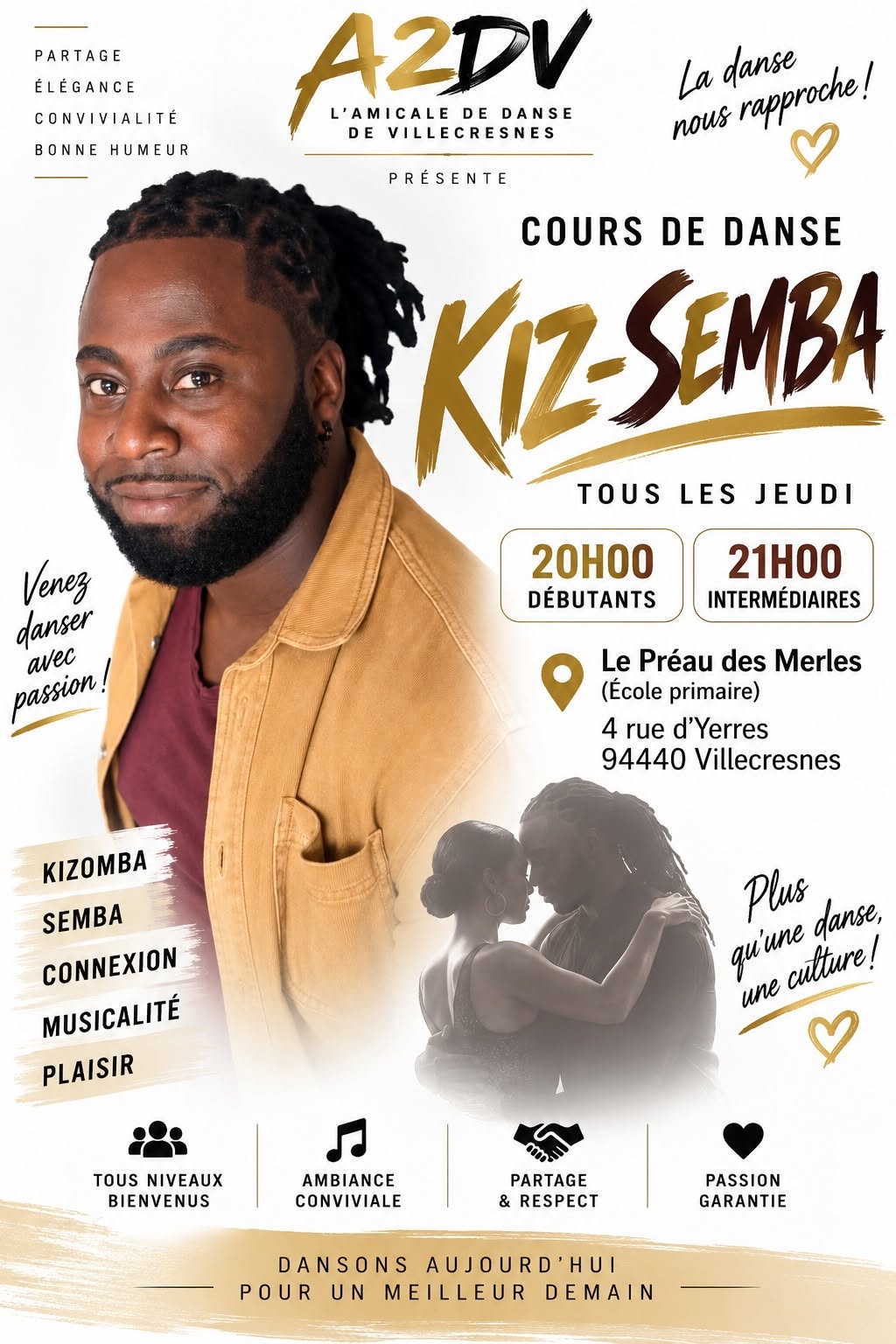 Cours Kiz - Semba