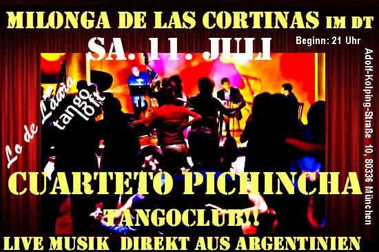 CUARTETO PICHINCHA CLUB im Milonga de las Cortinas!