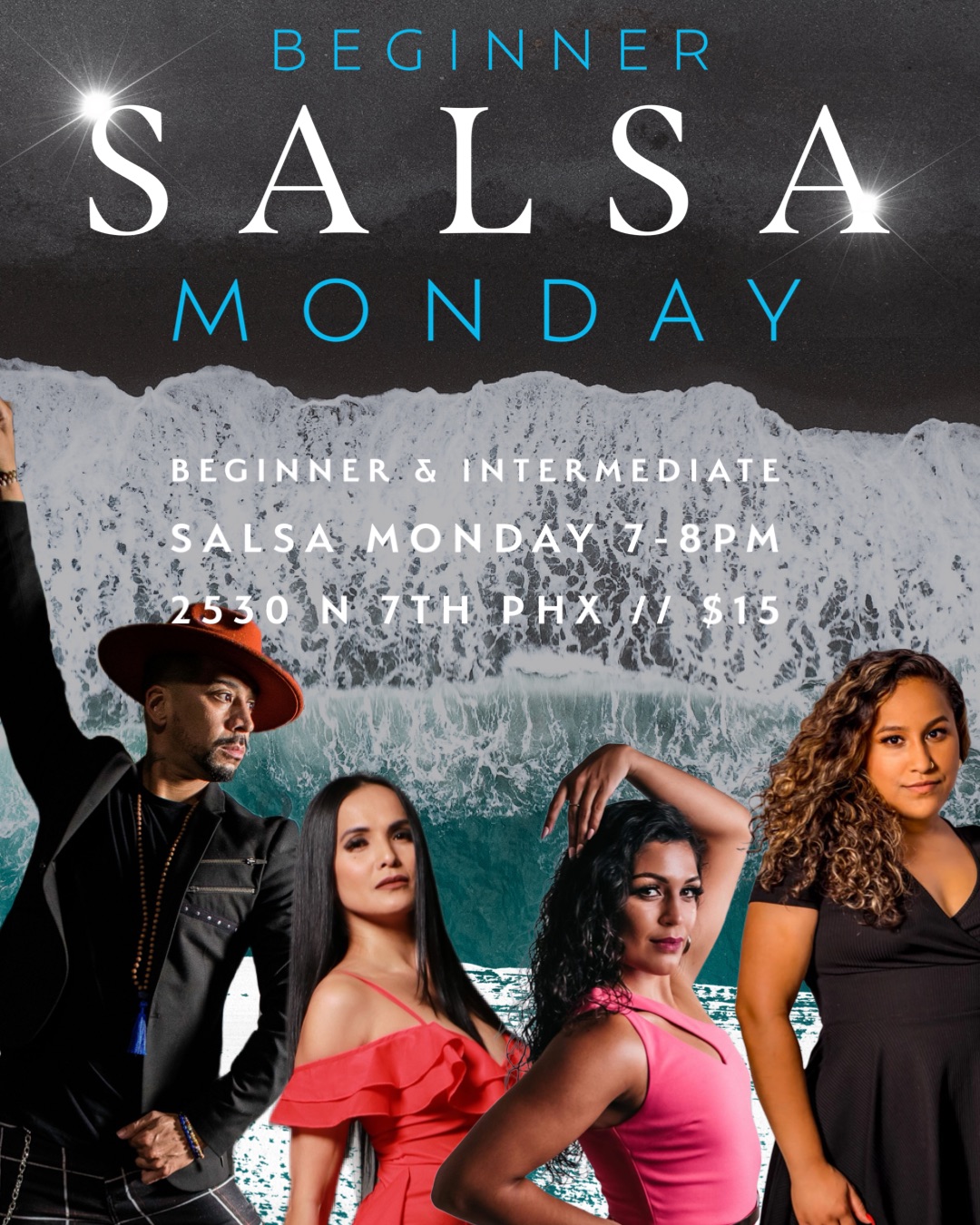 Monday Beginner Salsa with Lawrence & Jewel!