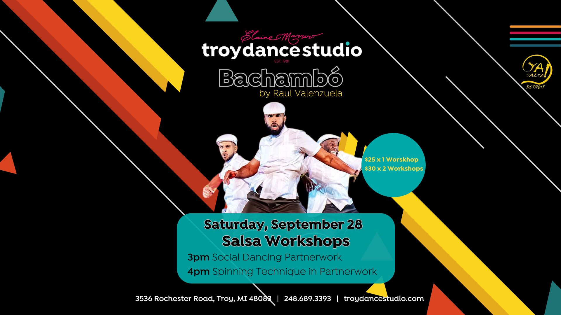 Salsa Workshops with Bachambó by Raúl Valenzuela