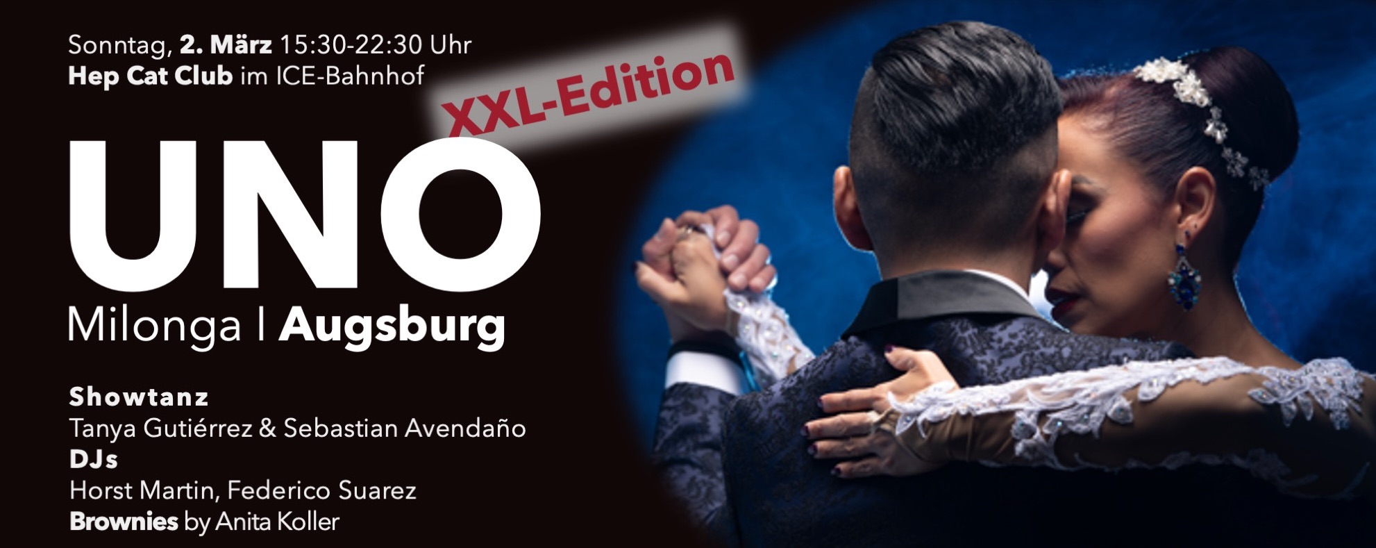 Milonga UNO * Carnaval XL Edition * DJ Federico I Horst * Show Tanya & Sebastian