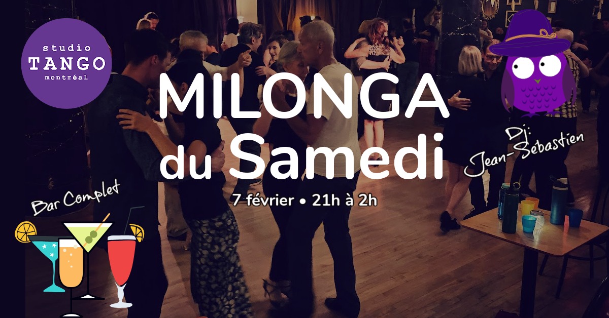 Milonga du Samedi • 7 février 😍