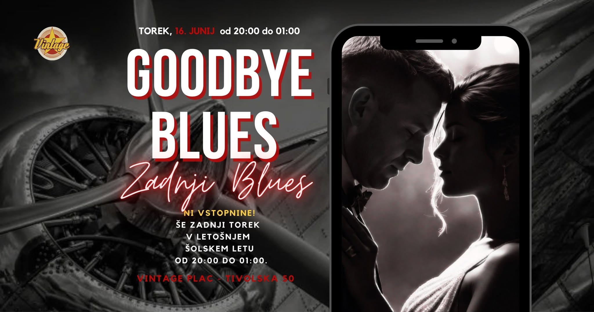 GOODBYE BLUES ( + Lindy floor) - zadnji torkov blues večer v šolskem letu