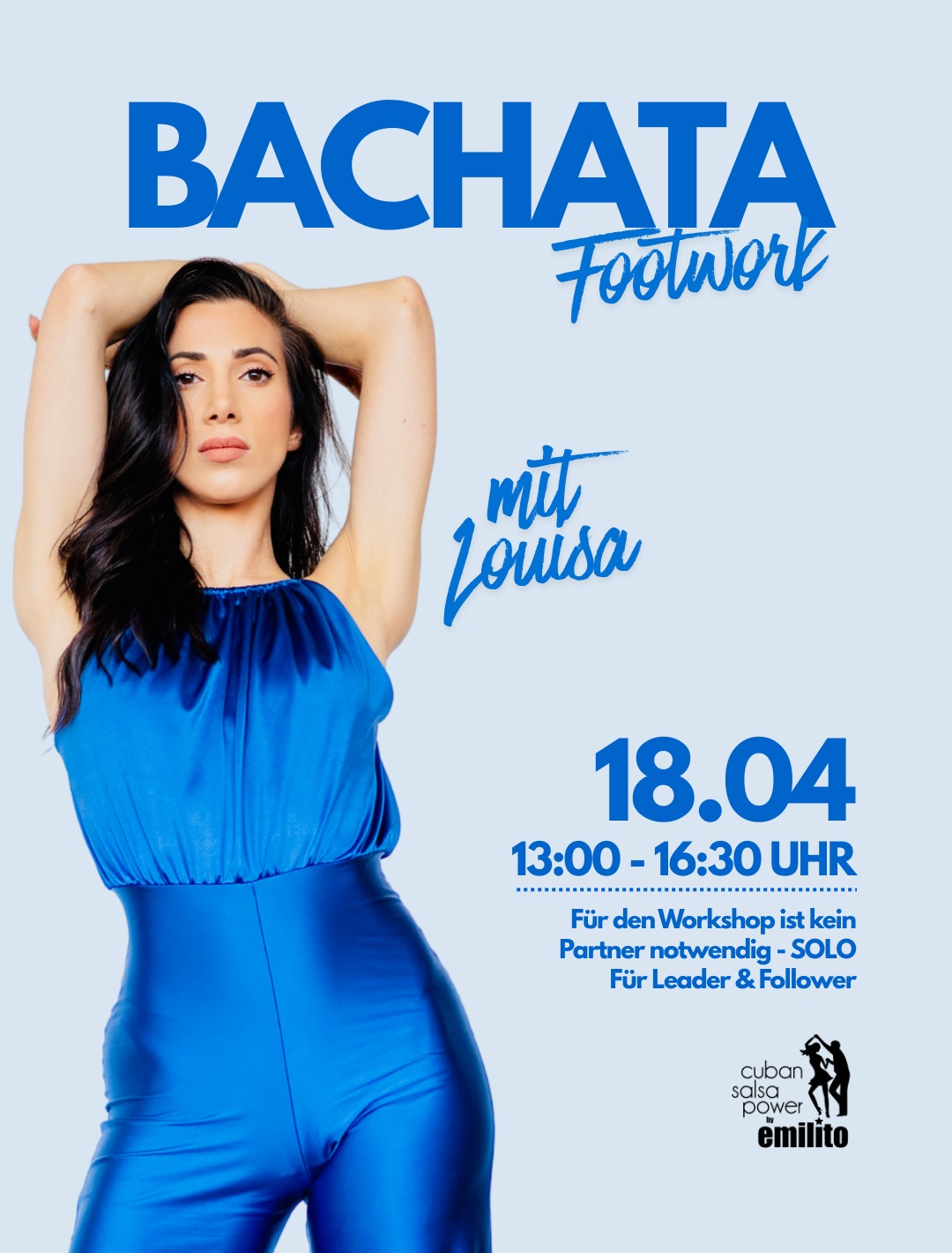 Bachata Footwork mit Louisa