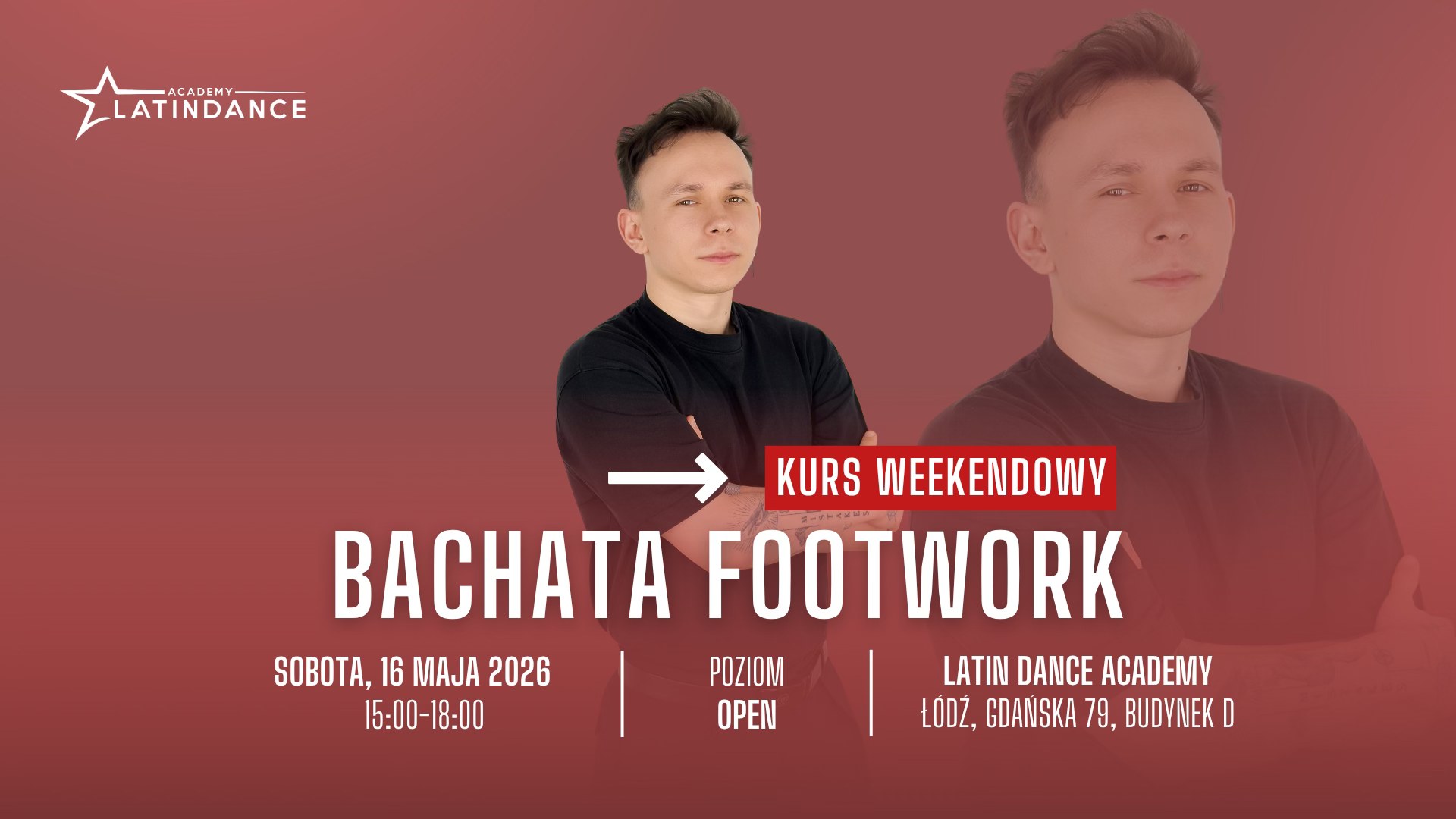 Bachata Footwork Kurs Intensywny na poziomie OPEN w LDA! 16 maja '26
