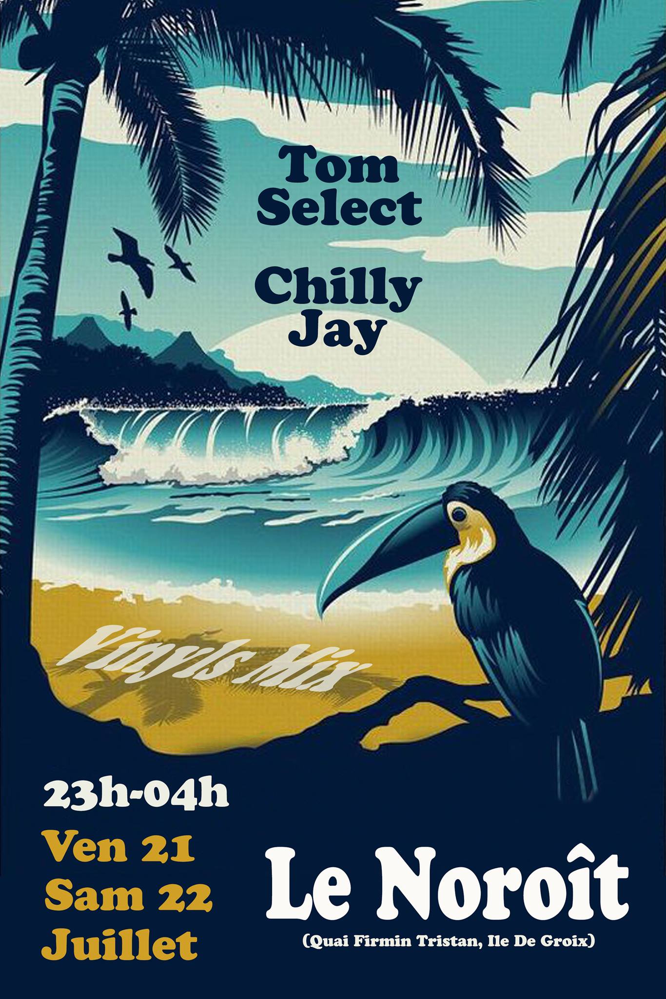 Tom Select & Chilly Jay au Noroît Ile De Groix