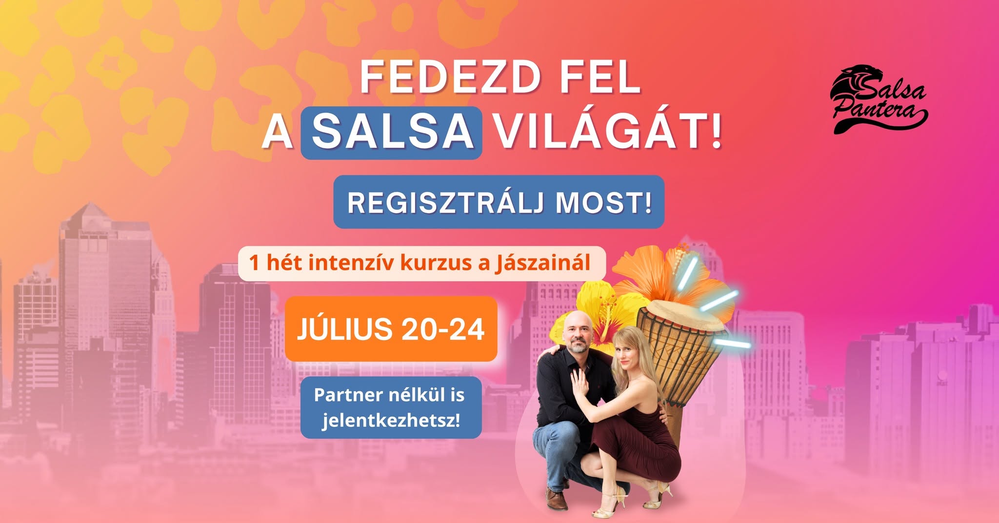 INTENZÍV KEZDŐ Vonalas Salsa (On1 a Jászainál - Salsa Pantera