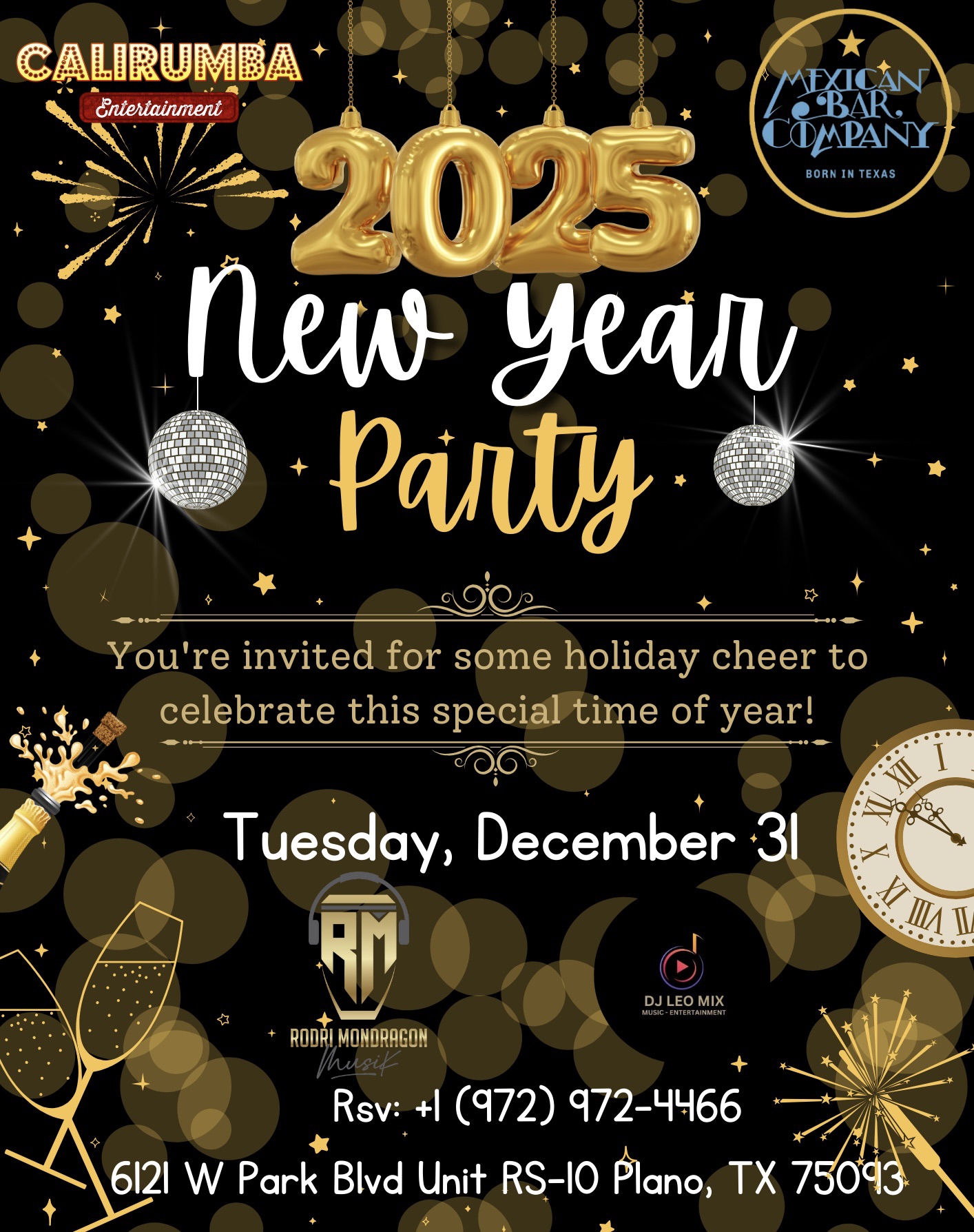SALSA & BACHATA NEW YEAR’S EVE PARTY 🥳🥳