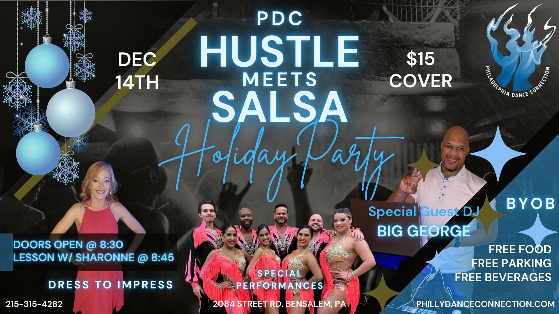 PDC "Hustle Meets Salsa" Annual Holiday Party