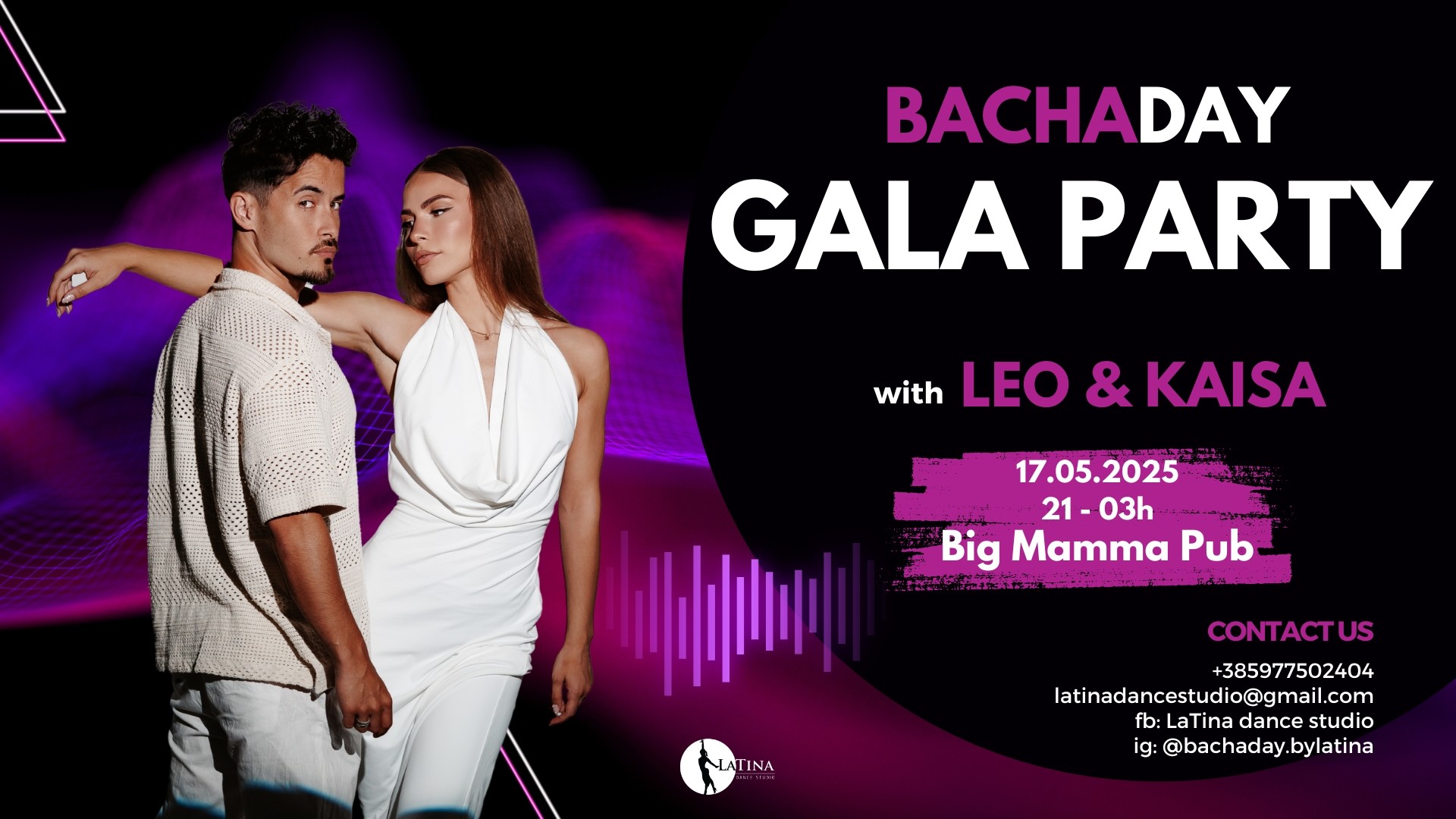 BachaDay Gala Party w Leo & Kaisa by LaTina Dance Studio