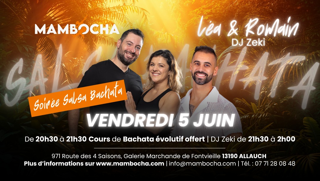 Soirée Salsa Bachata à Mambocha