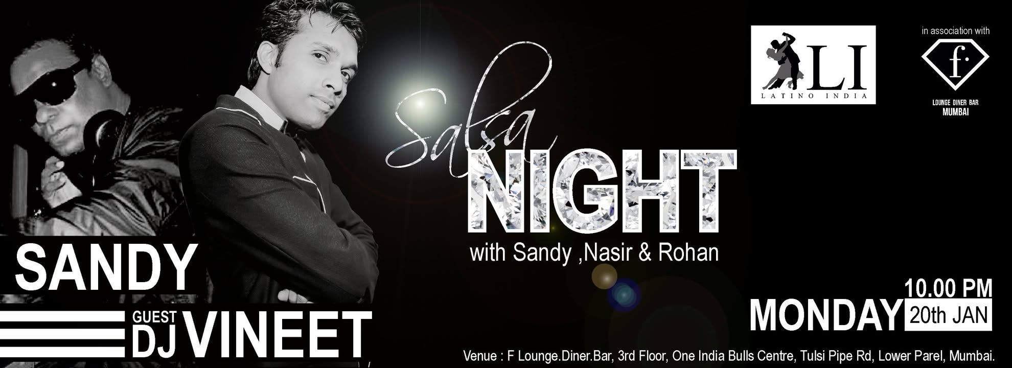 SALSA NIGHT BY LATINO INDIA WITH SANDY , NASIR & ROHAN