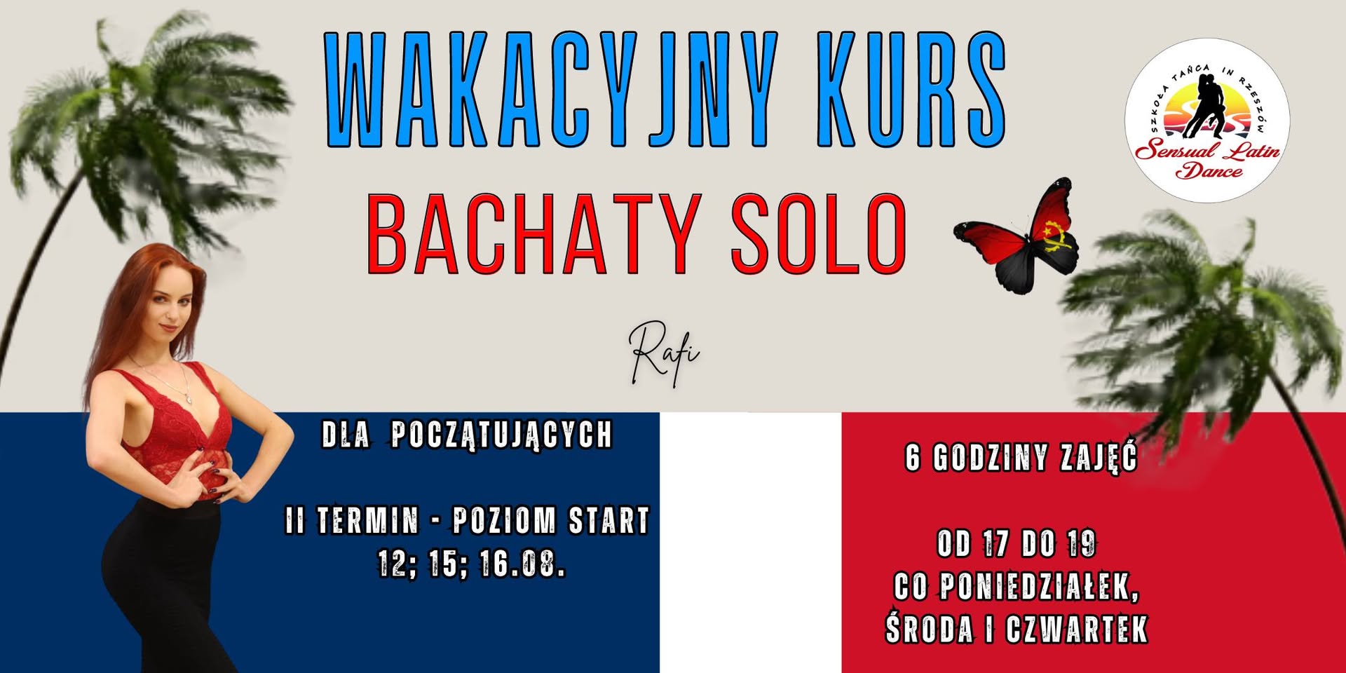 Wakacyjny Kurs BACHATA & LATINO SOLO w Sensual Latin Dance