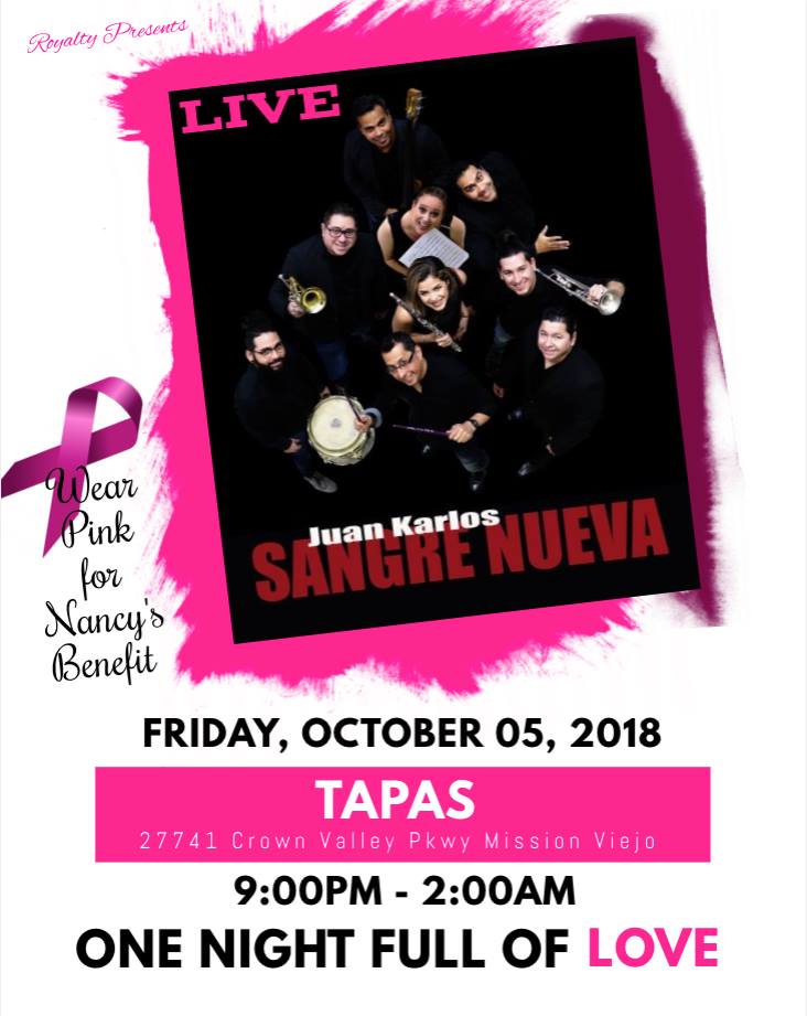 Friday NIGHT - Benefit w Sangre Nueva Live