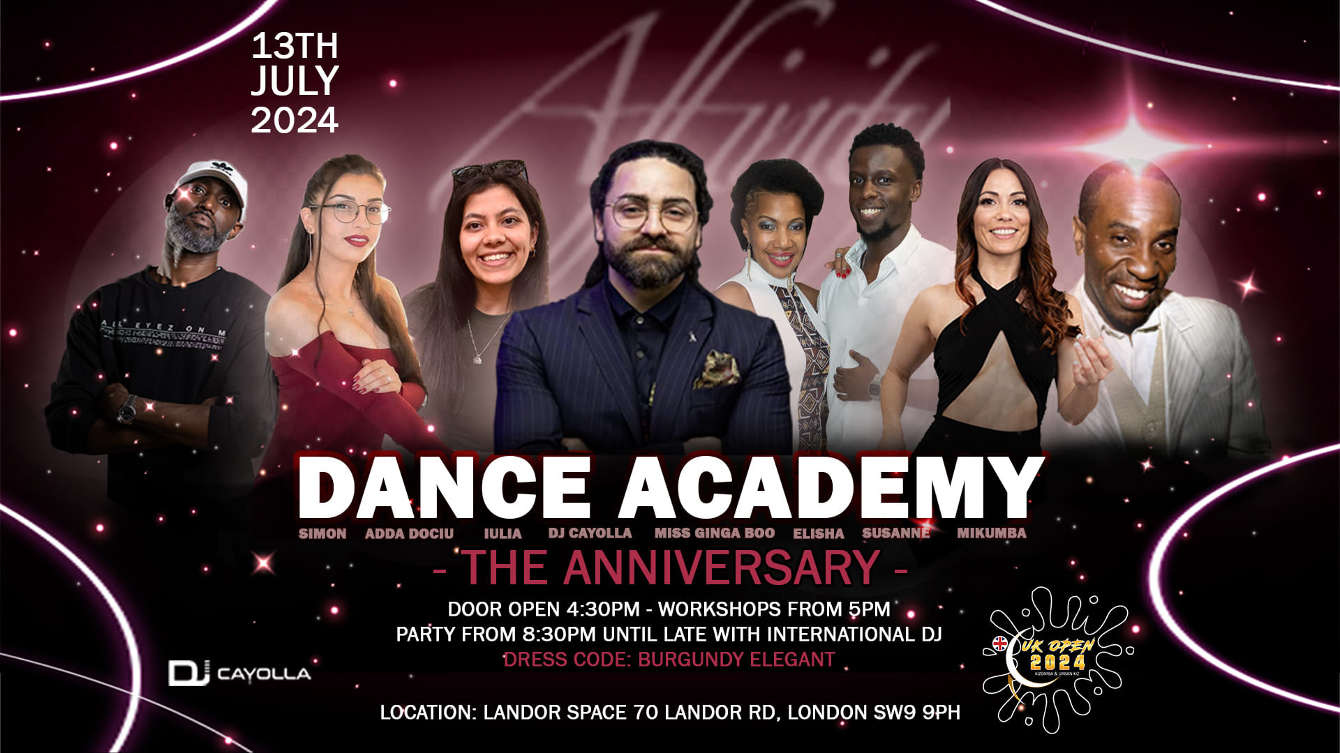 Affinity Dance Academy Presents - First Anniversary Workshop and Party