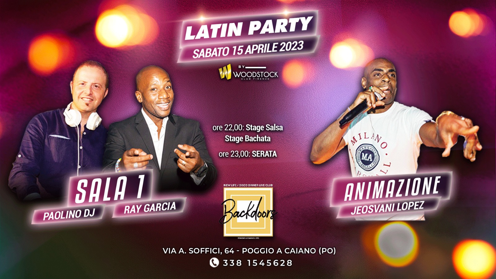 LATIN PARTY @ BACKDOORS by Woodstock
