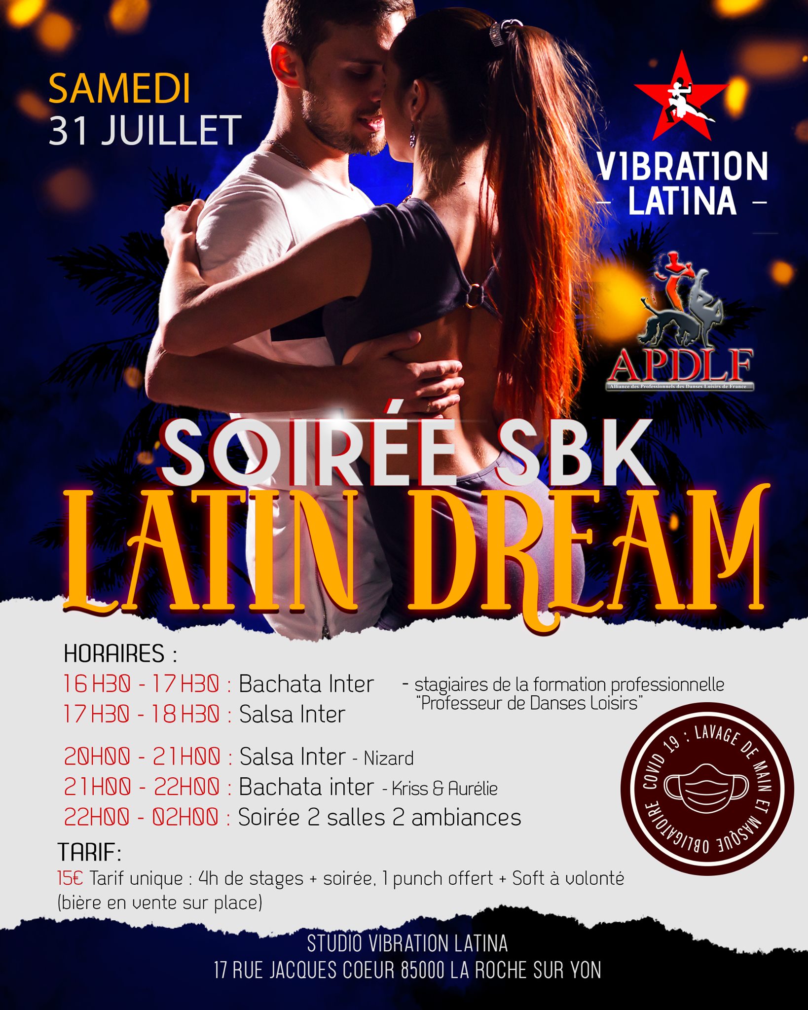 Soirée SBK - latin dream