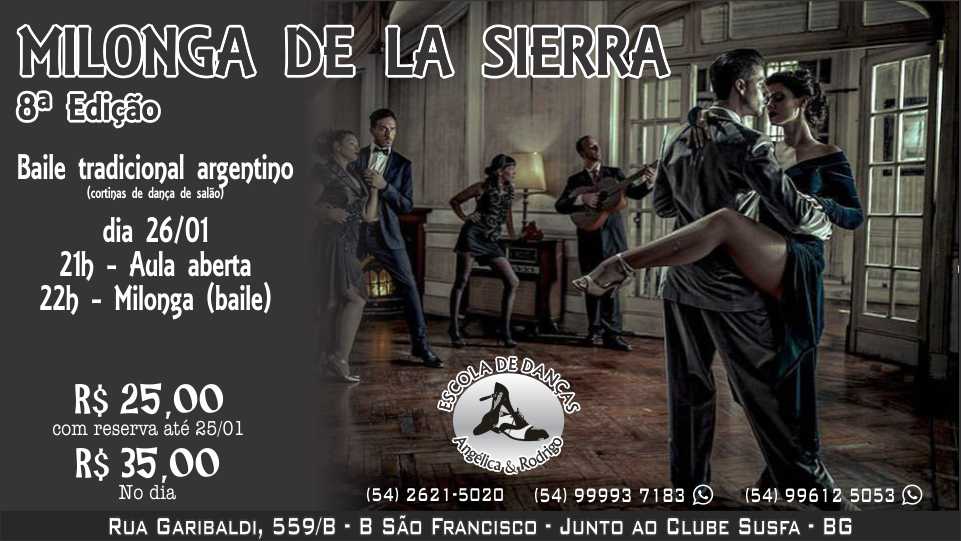 Milonga de La Sierra 8ª Edição