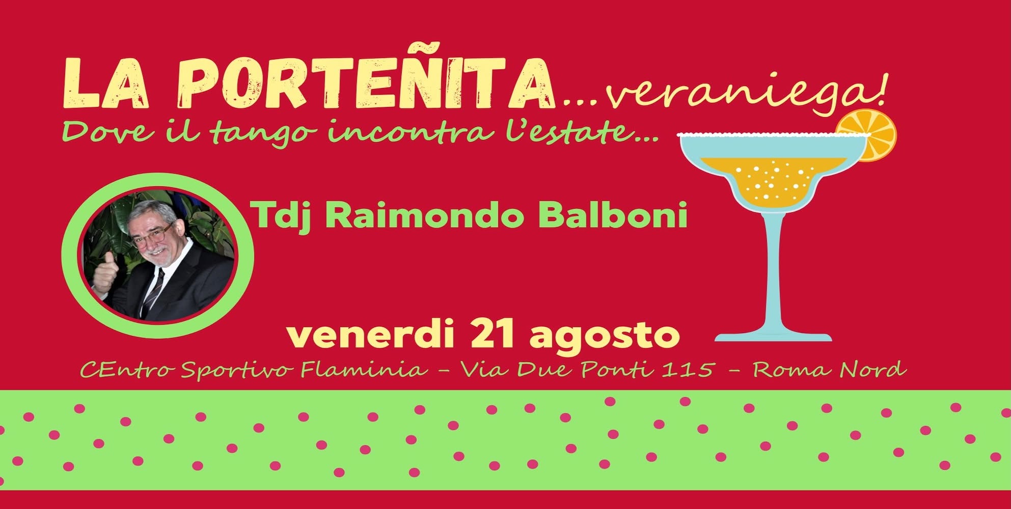 21 08 LA PORTEÑITA veraniega Tdj RAIMONDO BALBONI