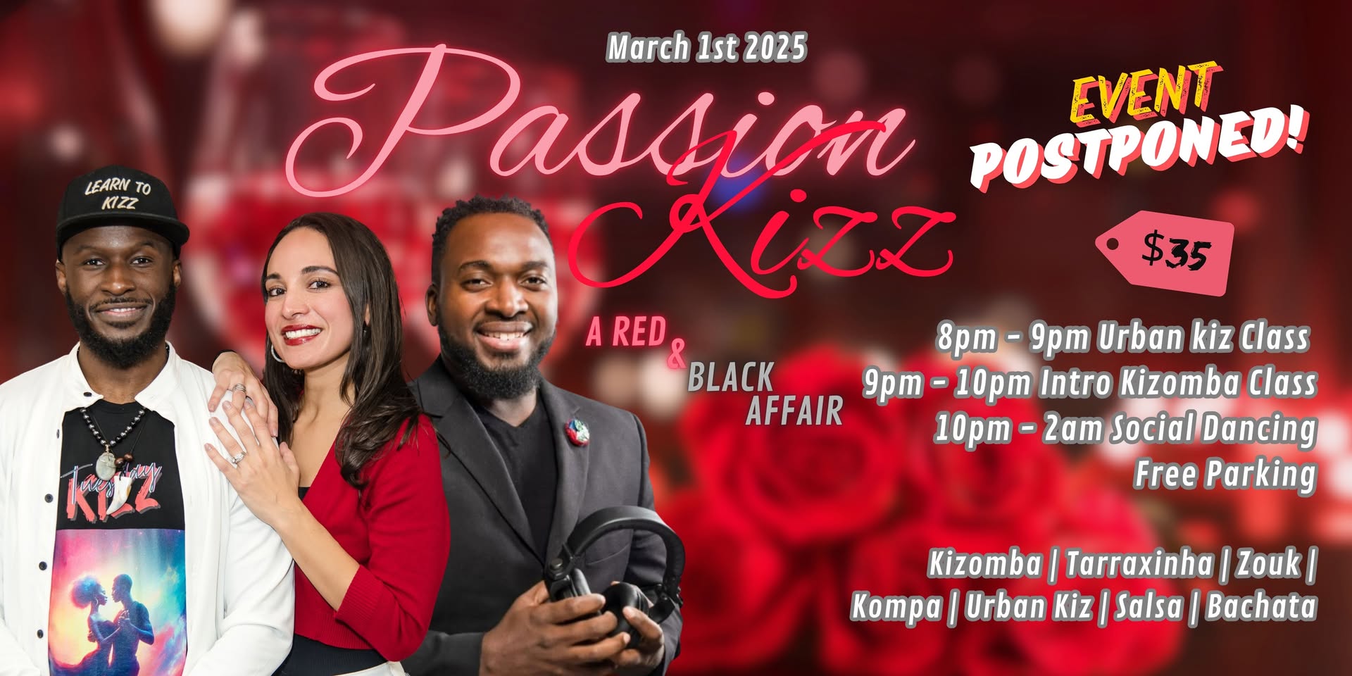 PassionKizz: The Valentine's Weekend Kizomba and Urban Kiz Event