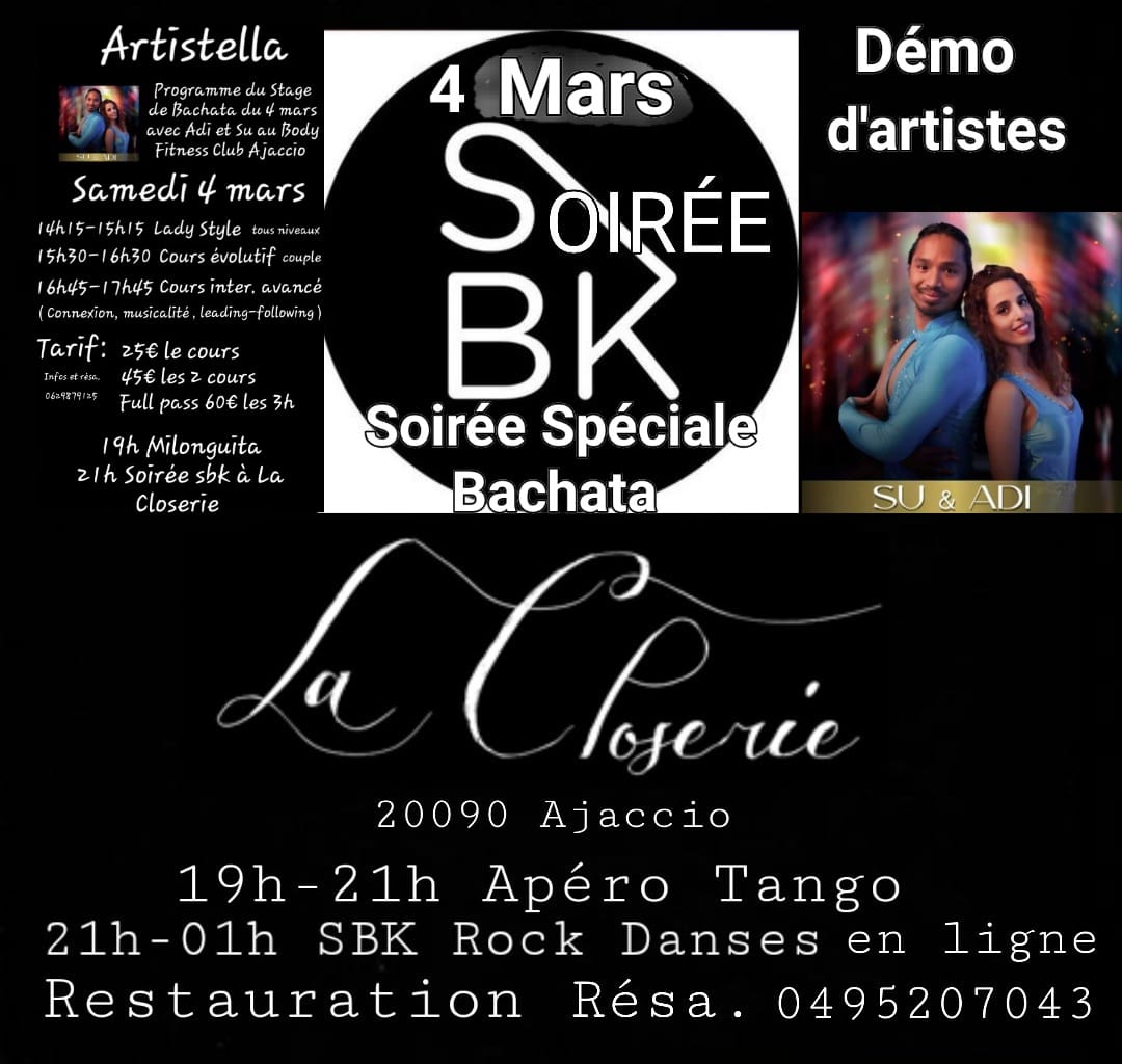 Soirée dansante à la Closerie avec Adi et Su