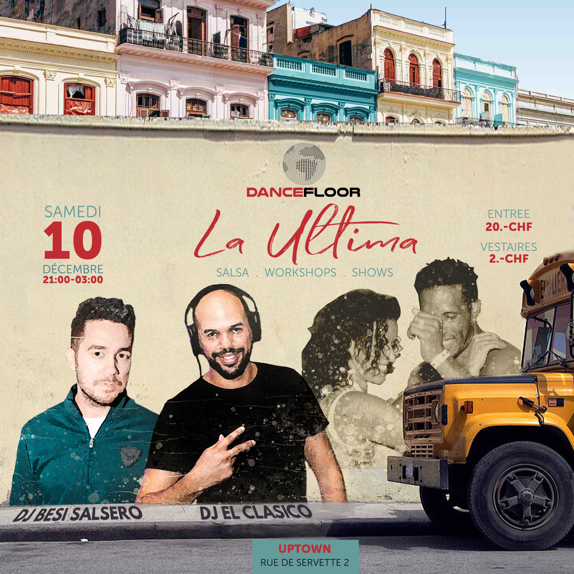 🔥La Ultima ! Dancefloor Salsa Party 🕺💃
