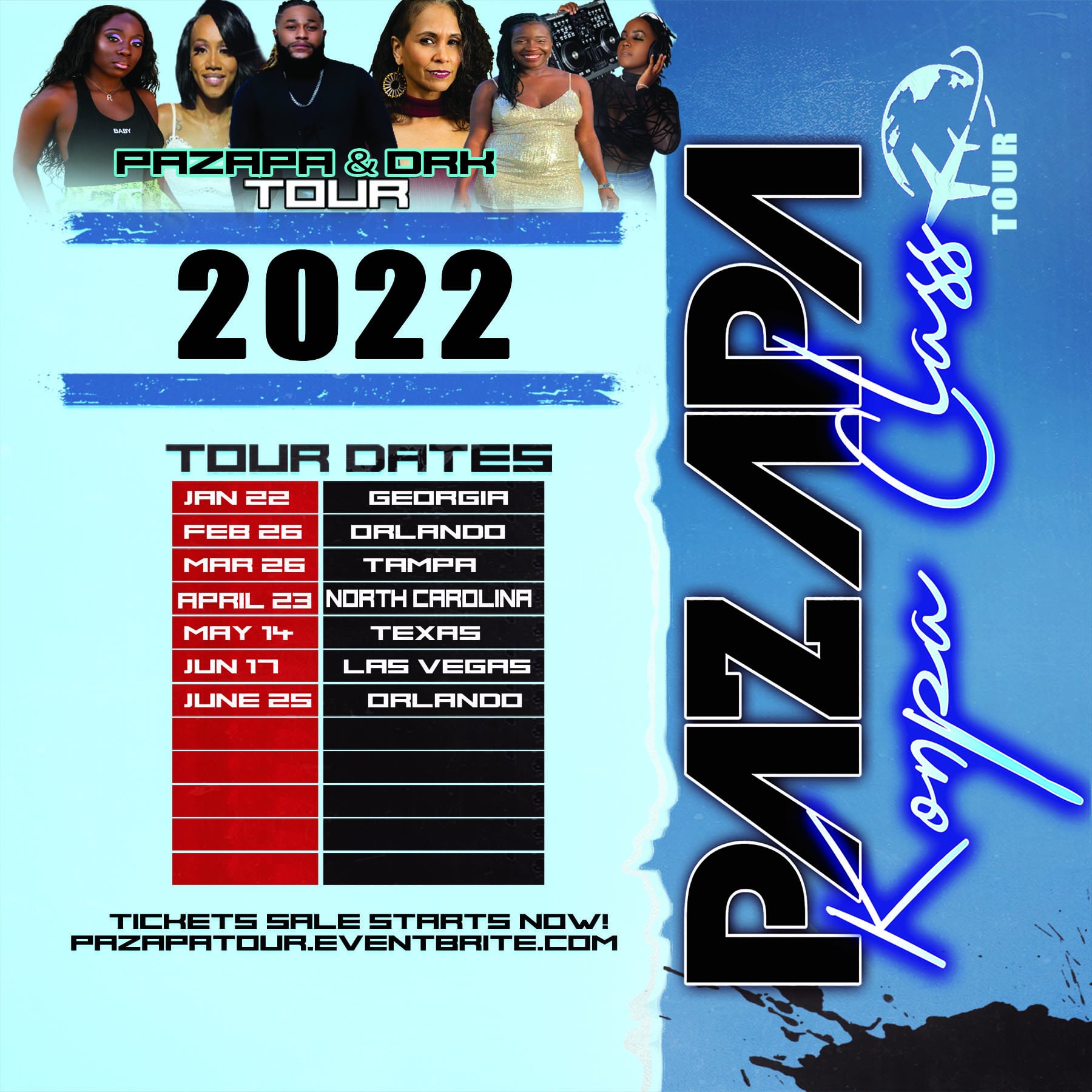 PAZAPA & DRK TOUR 2022