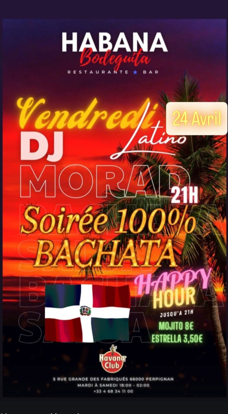 Soirée 100% BACHATA