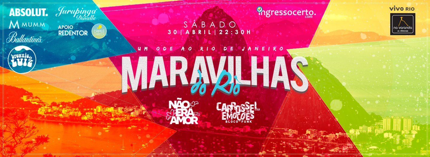 Maravilhas do Rio :: ʚ❤️ɞ Não Era Amor + Carrossel de Emoções :: Varanda do Vivo Rio