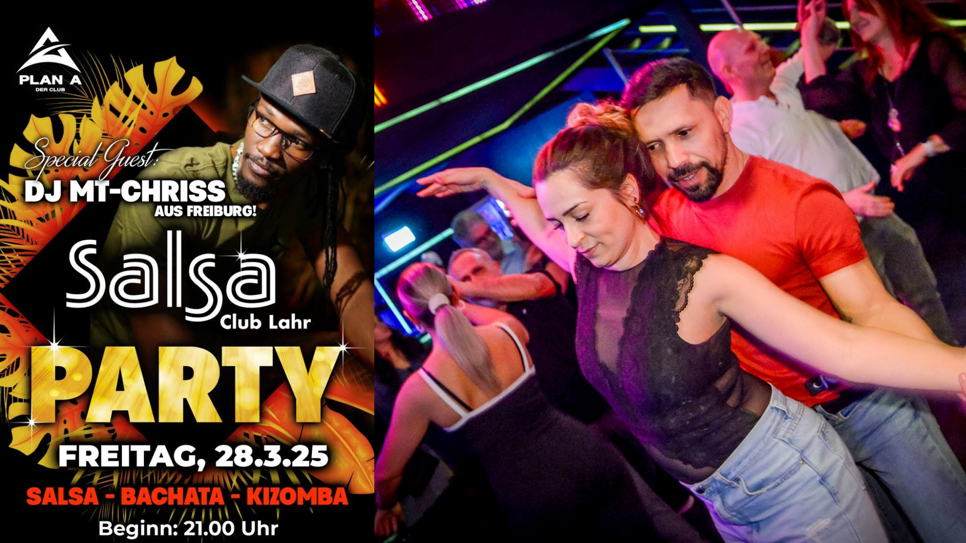 Salsa Club Lahr Party im Plan A - Salsa, Bachata & Kizomba mit DJ MT-Chris