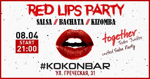 Todos Juntos Red Lips party
