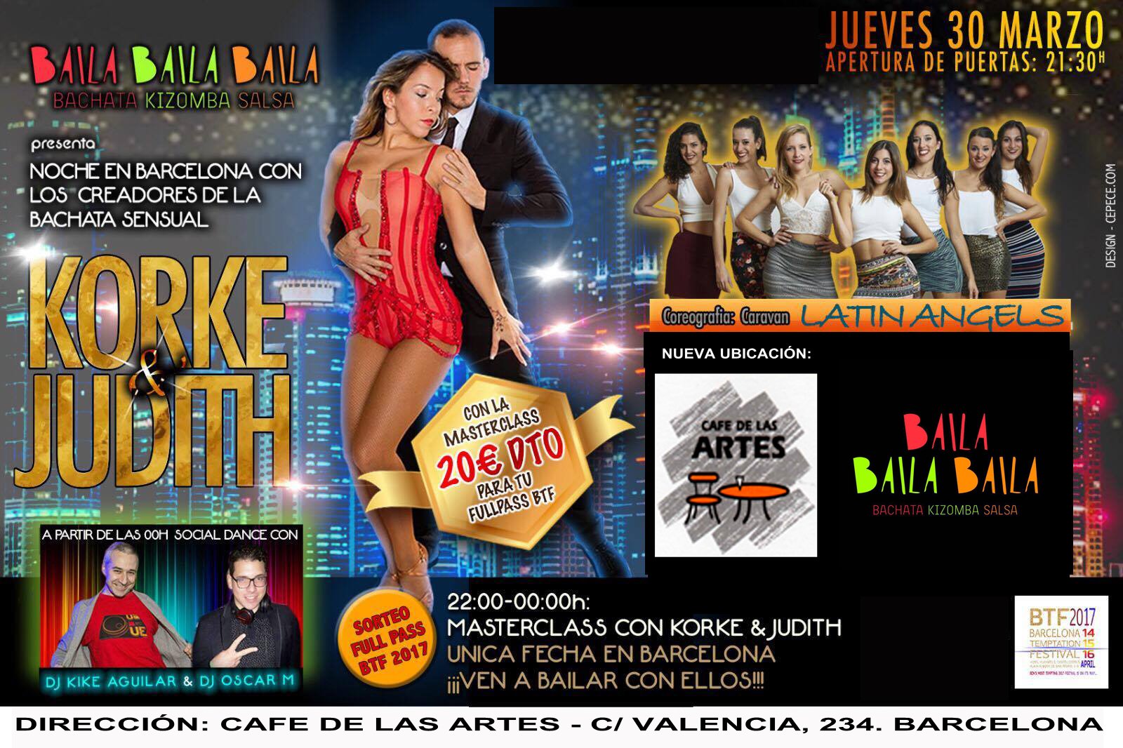 Korke & Judith 2h. Masterclass in Barcelona