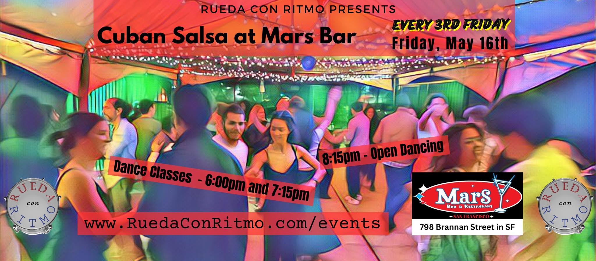 3rd Friday Cuban Salsa at Mars Bar