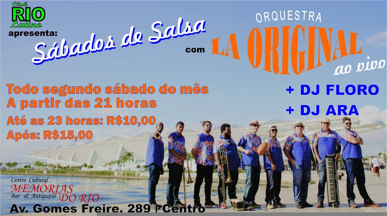 Sábados de Salsa com La Original + DJ Floro e DJ Ara