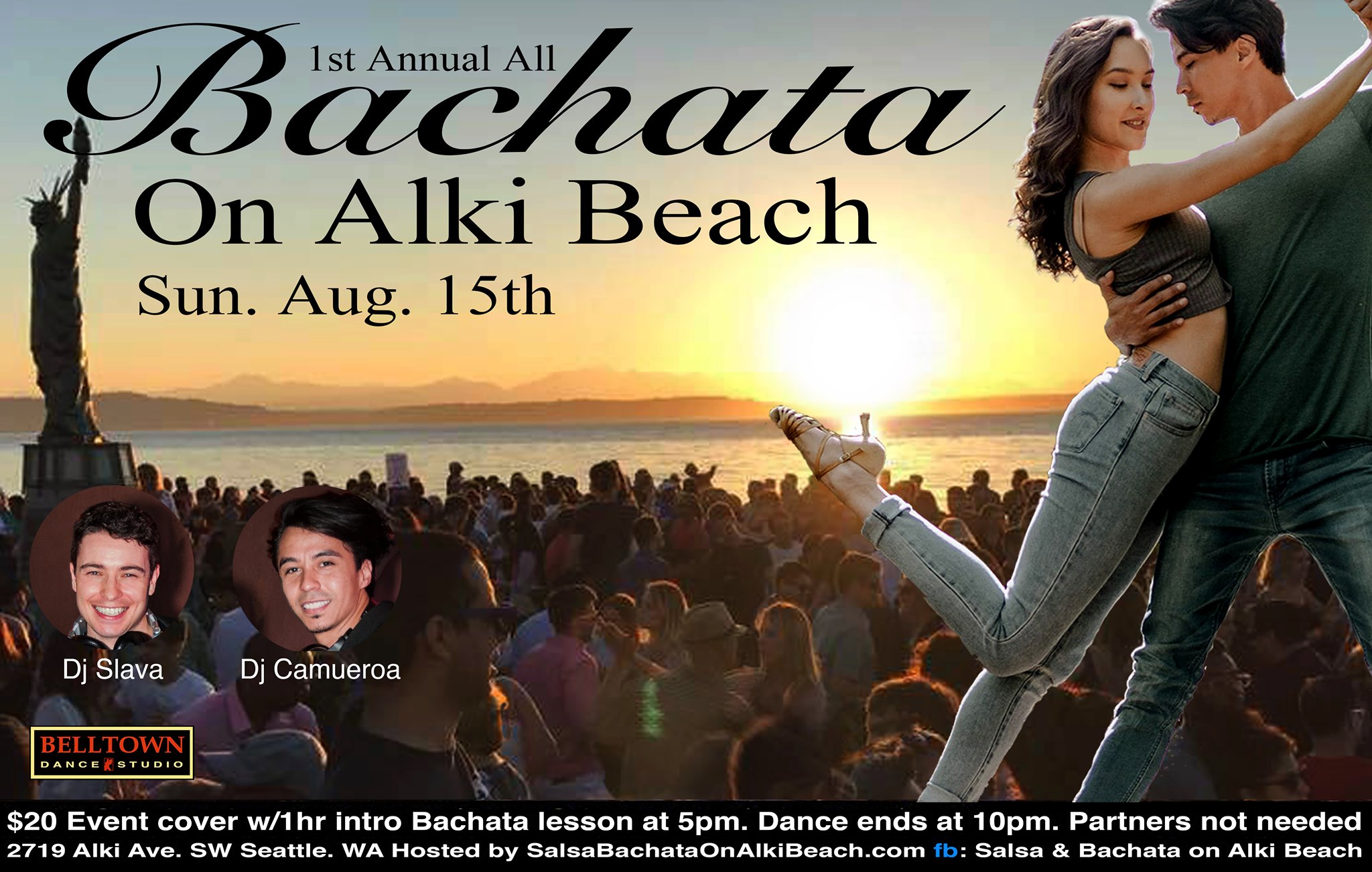 1st Annual All Bachata on Alki Beach