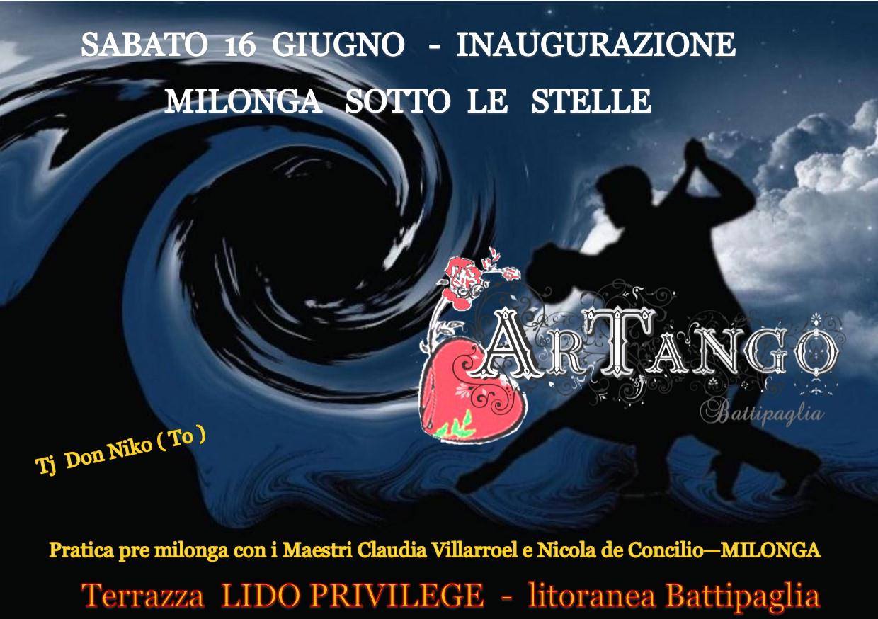 Milonga estiva Artango social club