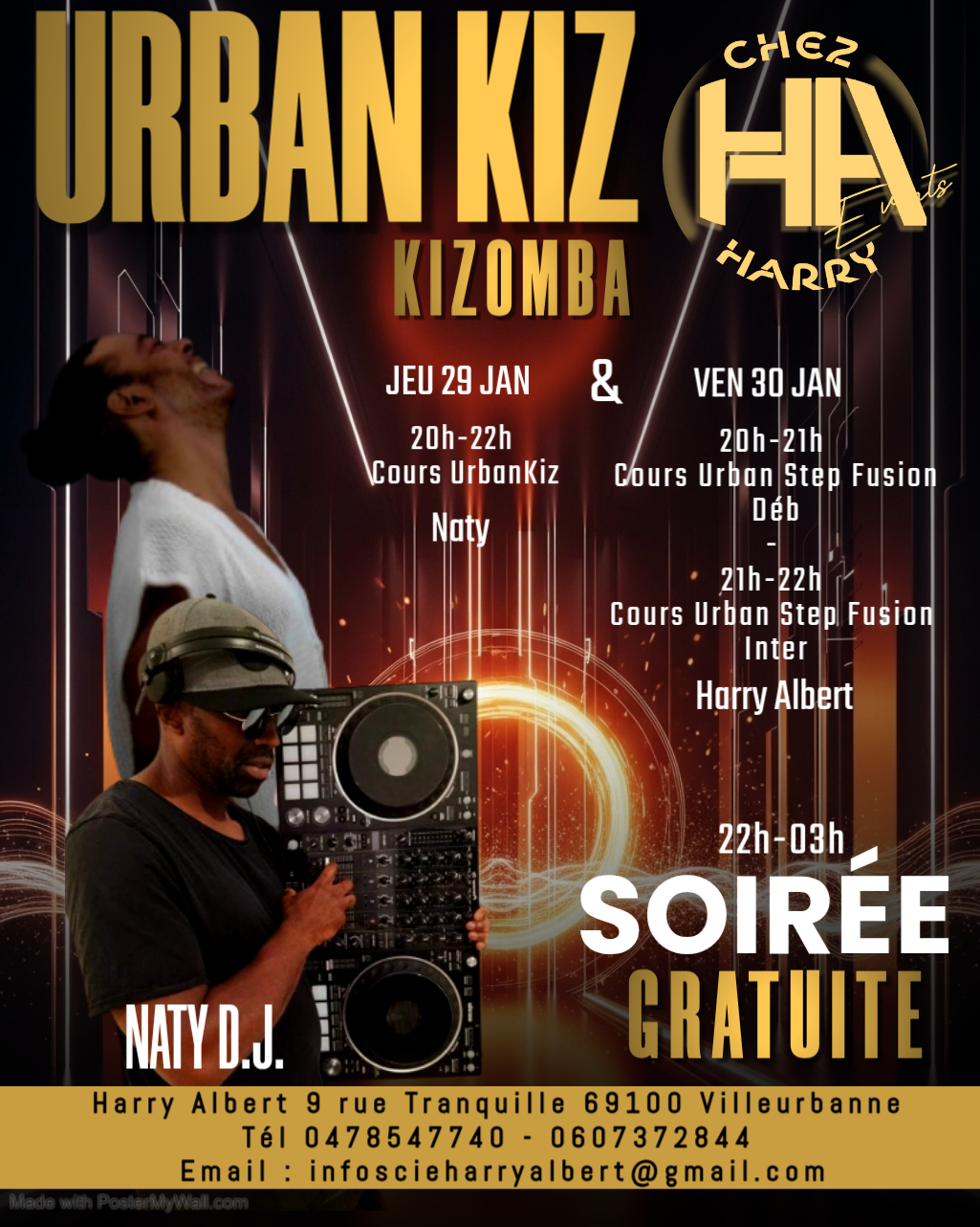 DOUBLES SOIREES KIZ & COURS