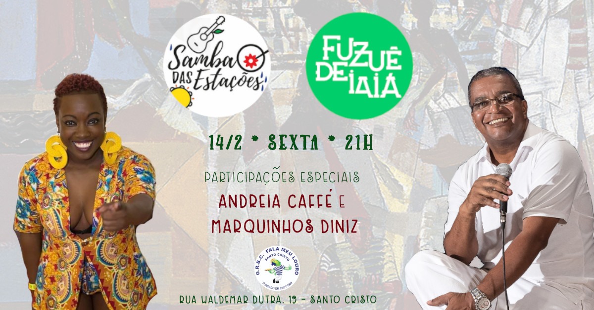 Baile Estações & Fuzuê :: Marquinhos Diniz e Andreia Caffé