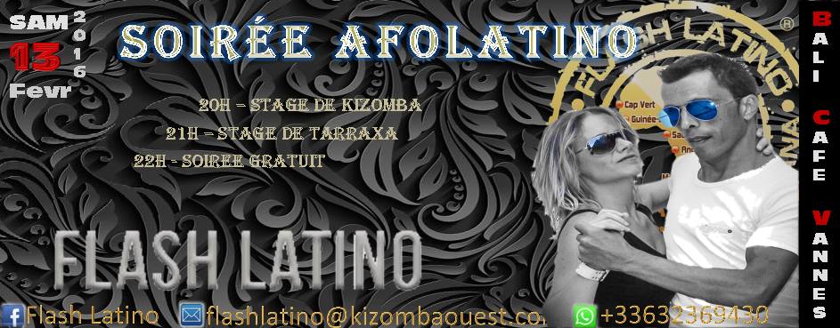 Soirée Afrolatino (gratuite) au Bali Café à Vannes