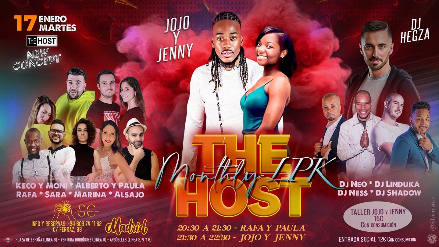 ★JOJO LPK, JENNY & DJ HEGZA en The Host ★ Martes 17 de Enero 2023 ★