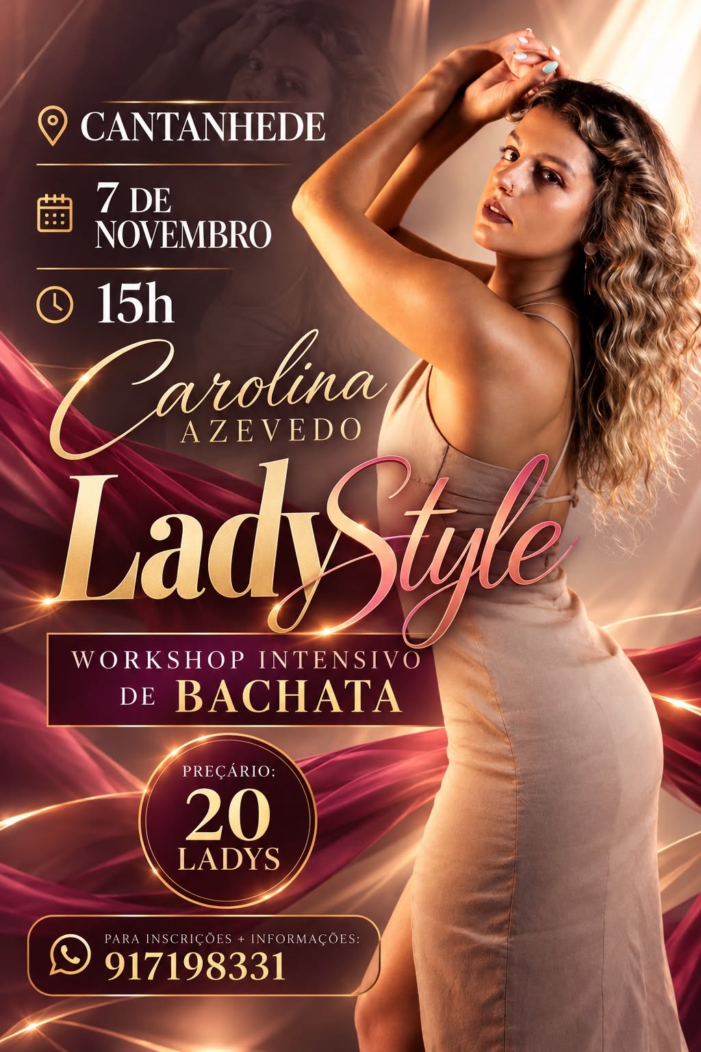 💃✨ LADYSTYLE BACHATA COM CAROLINA AZEVEDO ✨🔥