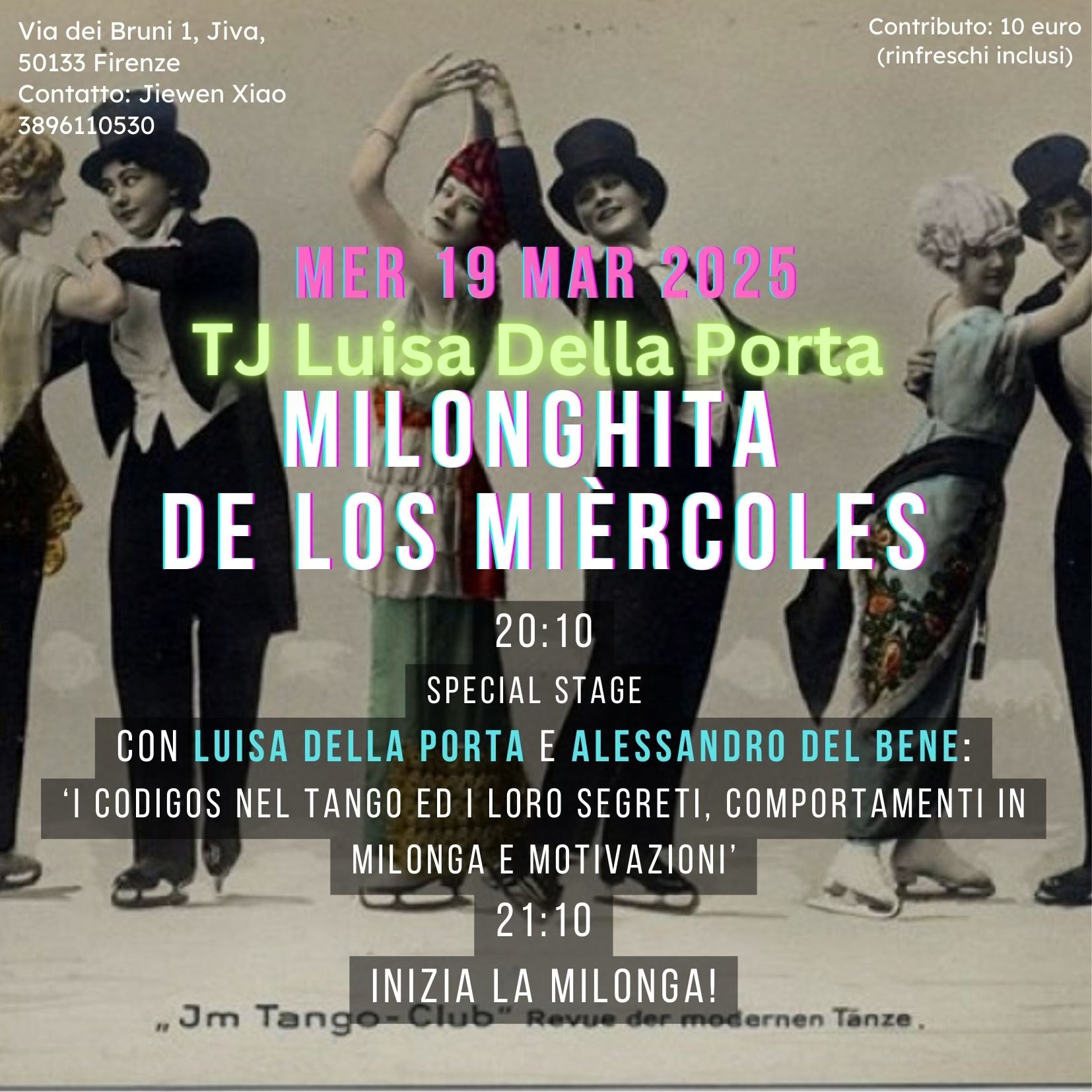 Milonghita de los miércoles TJ Luisa Della Porta